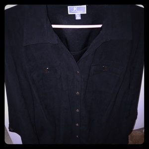 Casual black designer jacket